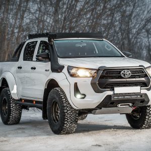 Мини силовик STC Toyota Hilux 2020+ с площадкой для лебедки