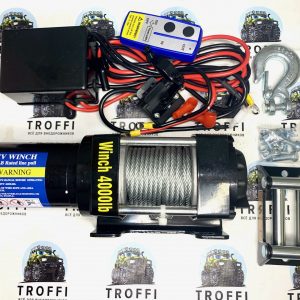 Лебедка электрическая Electric Winch 4000 lbs/1814 кг ATV сталь
