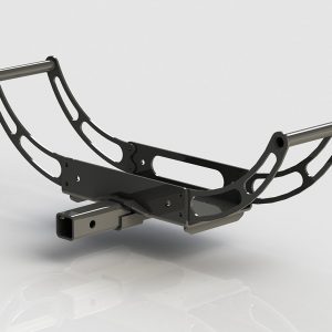 Универсальная переносная площадка для лебёдки на фаркоп